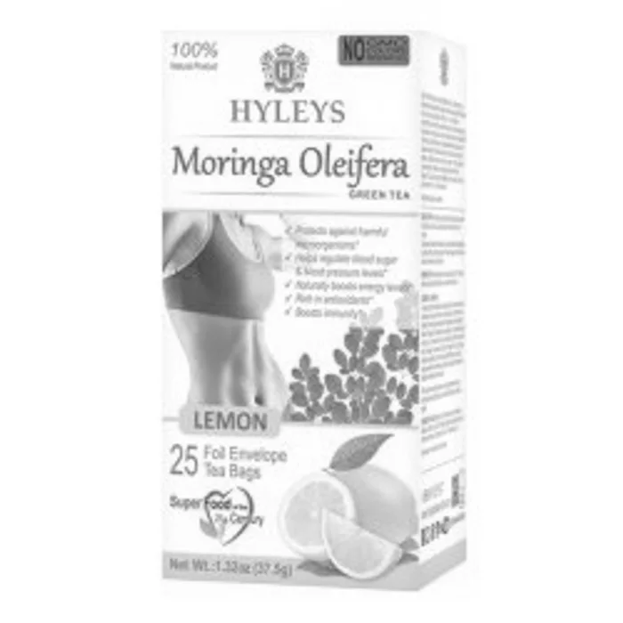 Hyleys Čaj Moringa Oleifera s citronem 25 x 1,5 g